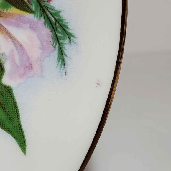 Royal London Teacup and Saucer Orchid Vintage - Picture 5 of 9